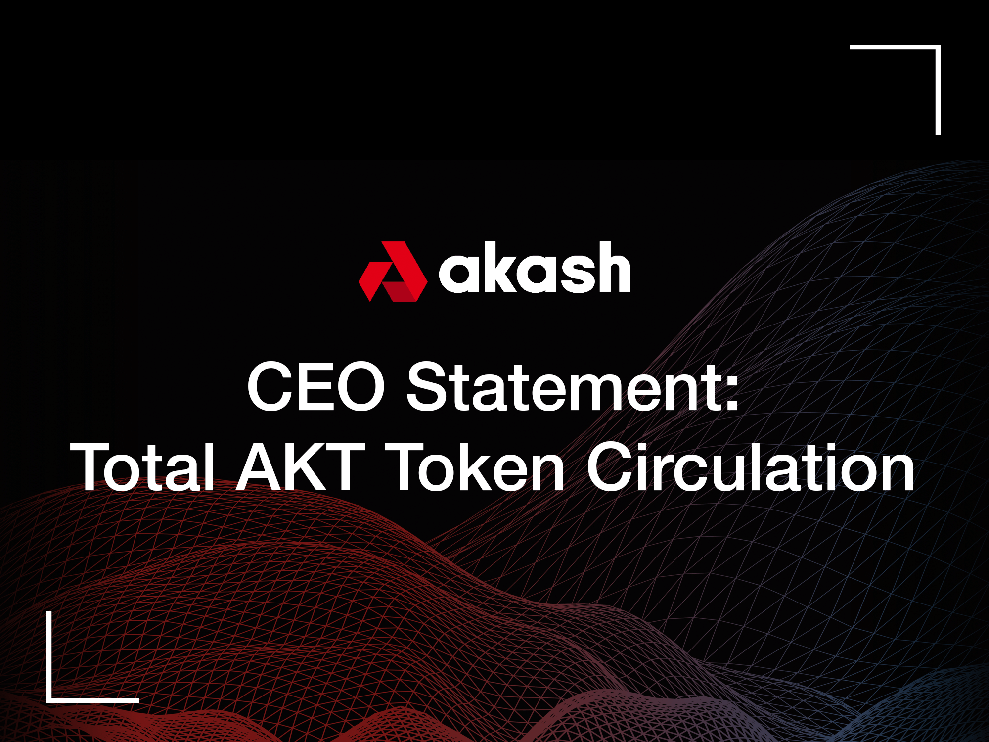 CEO Statement on Total AKT Token Circulation | Akash Network